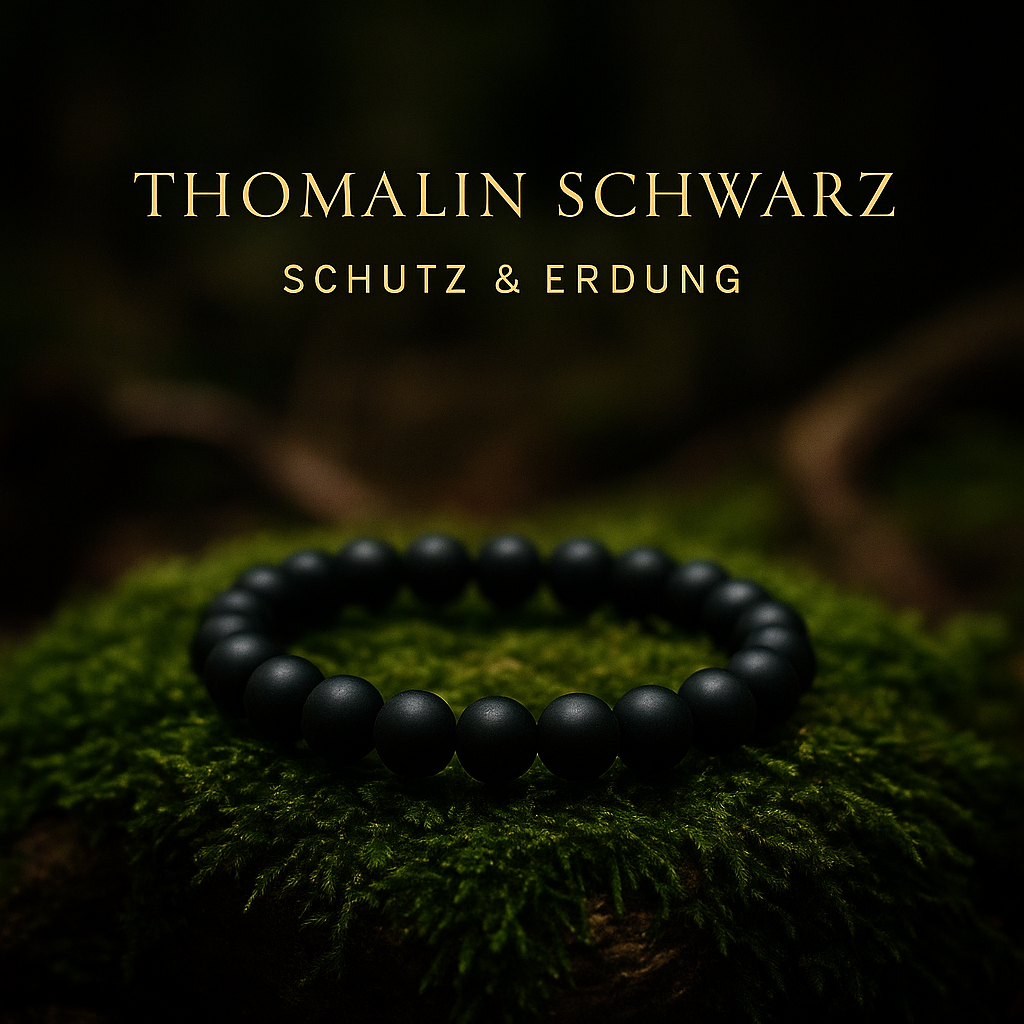 Thomalin Schwarz – Dein energetischer Schutzstein für Stärke & Erdung