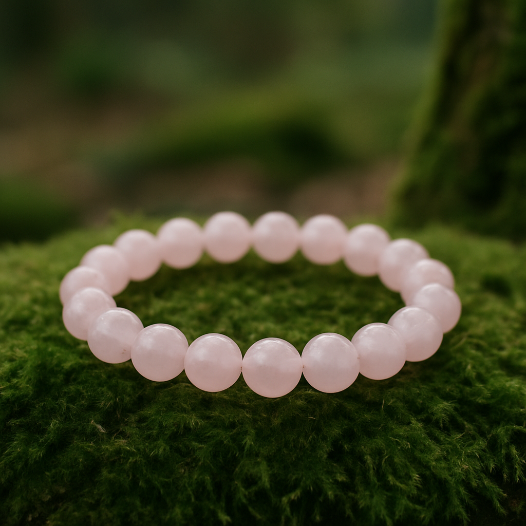 Rosenquarz Armband – Harmonie & Herzöffnung | Waldlicht